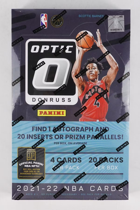 2021-22 Panini Donruss Optic Basketball Hobby Box available at 401 Games Canada