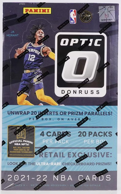 2021-22 Panini Donruss Optic Basketball Retail Box available at 401 Games Canada