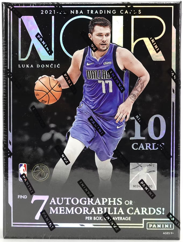 2021-22 Panini Noir Basketball Hobby Box available at 401 Games Canada