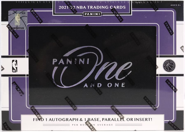 2021-22 Panini One and One Basketball Hobby Box available at 401 Games Canada