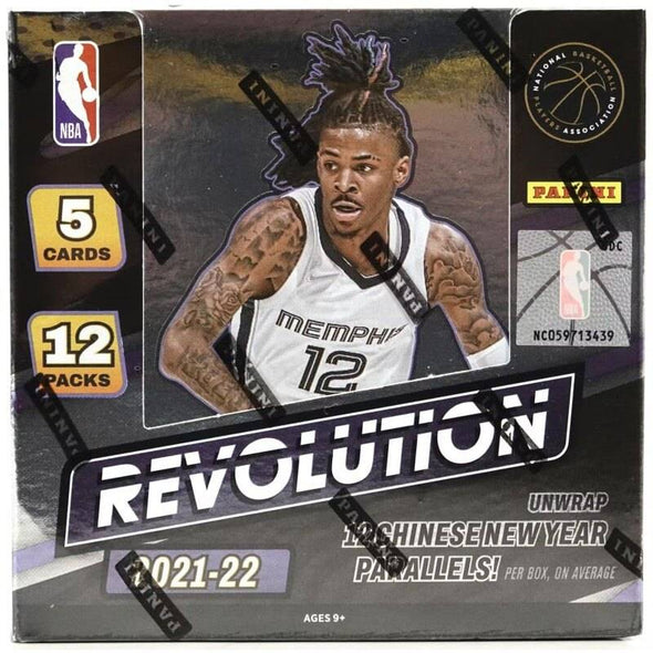 2021-22 Panini Revolution Basketball Hobby Box Chinese New Year Edition available at 401 Games Canada