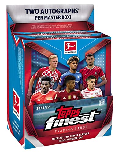 2021-22 Topps Finest Bundesliga Soccer Hobby Box available at 401 Games Canada