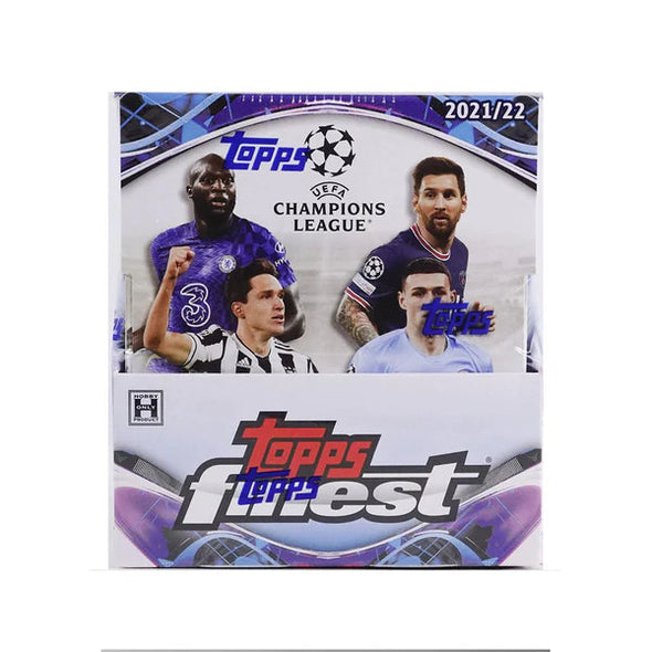 2021-22 Topps Finest UEFA Champions League Soccer Hobby Box available at 401 Games Canada
