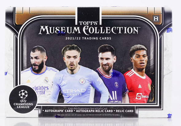 2021-22 Topps UEFA Champions League Museum Collection Soccer Hobby Box available at 401 Games Canada