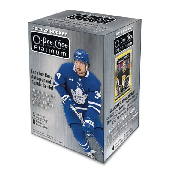 2021-22 Upper Deck O-Pee-Chee Platinum Hockey Blaster Box available at 401 Games Canada