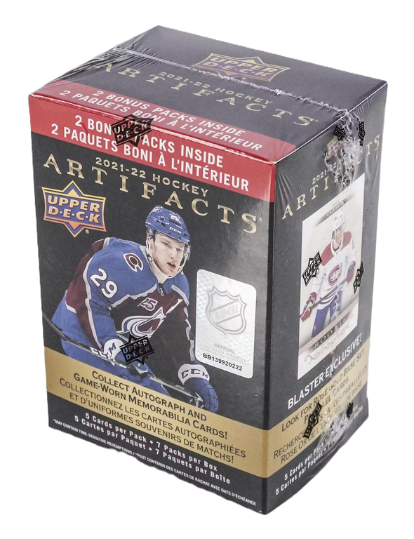 2021-22 Upper Deck Artifacts Hockey Blaster Box