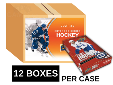 2021-22 Upper Deck Extended Hockey Hobby 12 Box Case