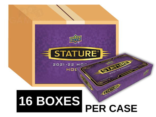 2021-22 Upper Deck Stature Hockey Hobby 16 Box Case