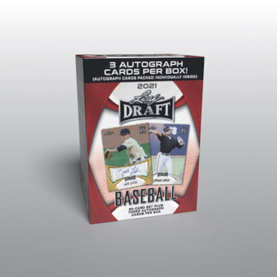 2021 Leaf Draft Baseball Blaster Box available at 401 Games Canada