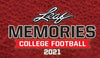 2021 Leaf Memories College Football Hobby Box available at 401 Games Canada