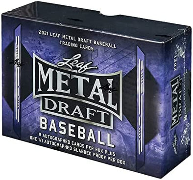 2021 Leaf Metal Draft Baseball Jumbo Box available at 401 Games Canada