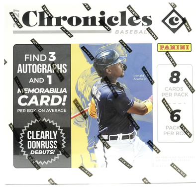2021 Panini Chronicles Baseball Hobby Box available at 401 Games Canada
