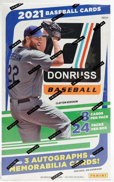 2021 Panini Donruss Baseball Hobby Box available at 401 Games Canada