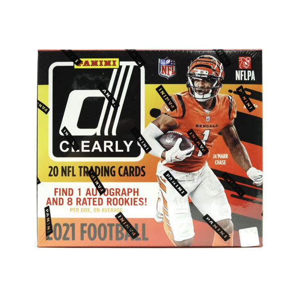 2021 Panini Donruss Clearly Football Hobby Box available at 401 Games Canada