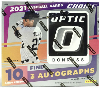 2021 Panini Donruss Optic Choice Baseball Hobby Box available at 401 Games Canada