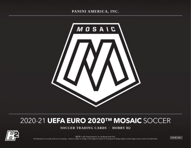 2021 Panini Mosaic UEFA Euro Soccer H2 Hybrid Hobby Box