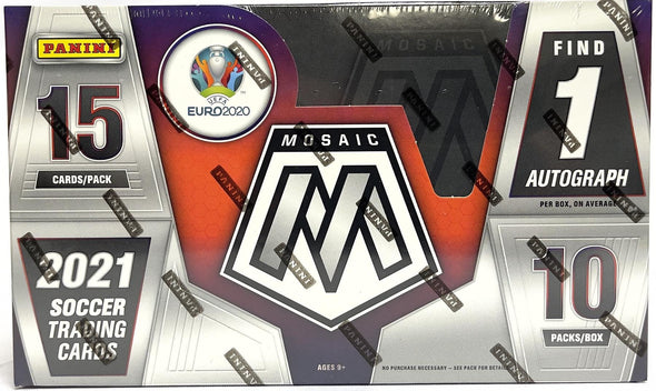 2021 Panini Mosaic UEFA Euro Soccer Hobby Box available at 401 Games Canada