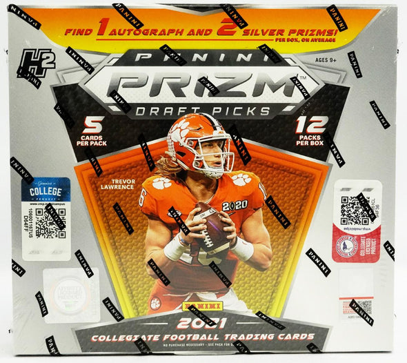 2021 Panini Prizm Draft Picks College Football H2 Hybrid Hobby Box available at 401 Games Canada