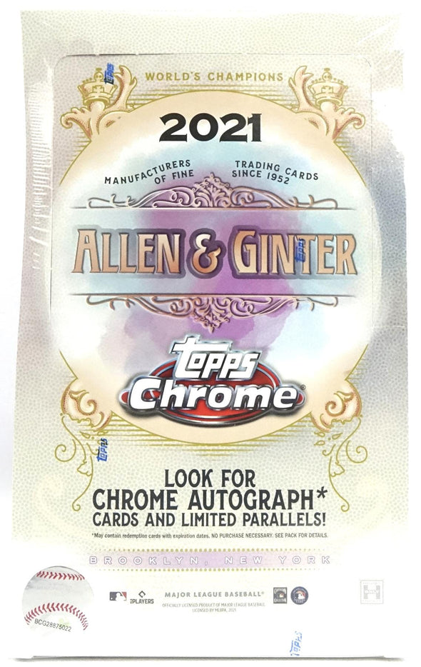 2021 Topps Allen & Ginter Chrome Baseball Hobby Box available at 401 Games Canada