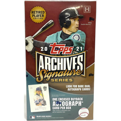 2021 Topps Archives Signature Series Retired Player Edition Baseball Hobby Box available at 401 Games Canada