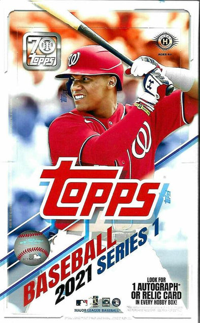 2021 Topps Baseball Series 1 Hobby Box available at 401 Games Canada