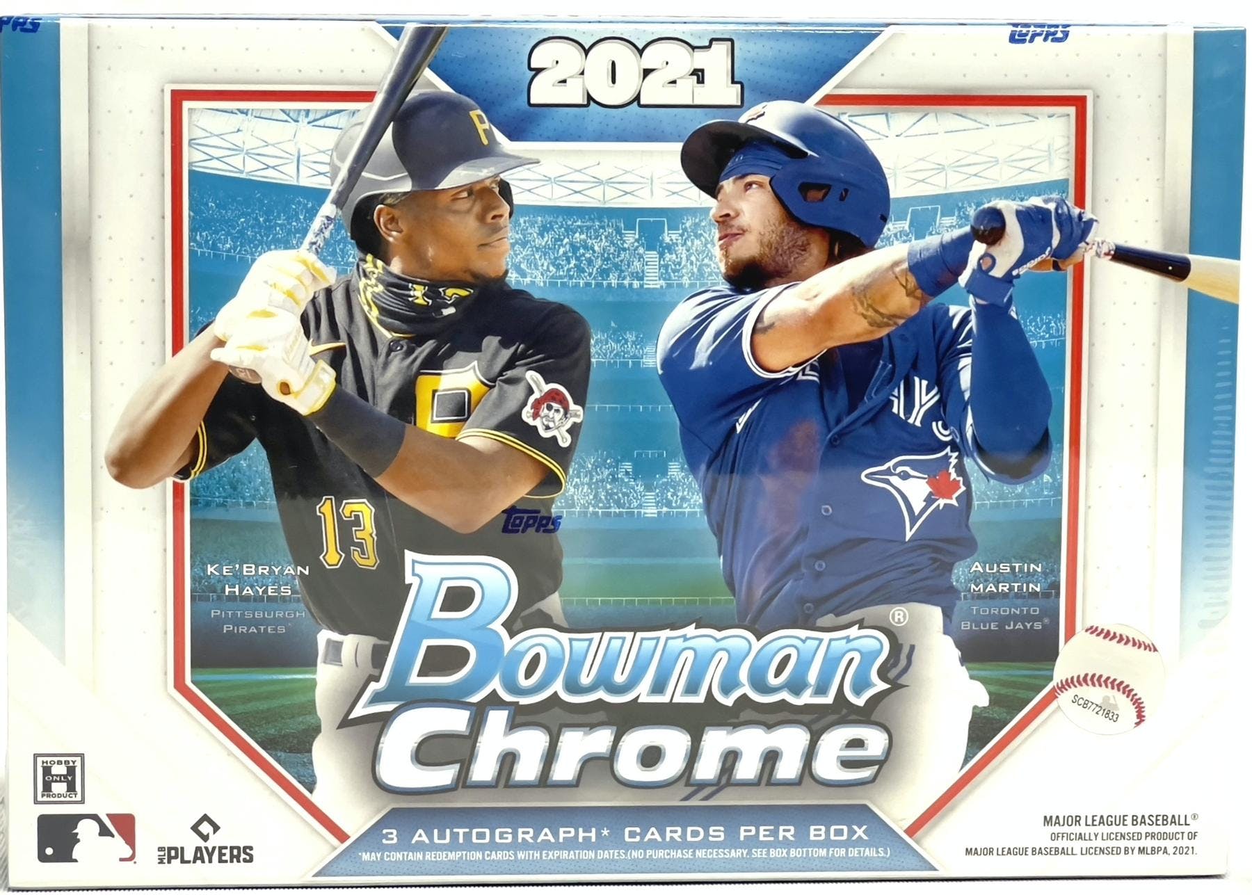 2021 Topps Bowman Chrome Baseball HTA Jumbo Box