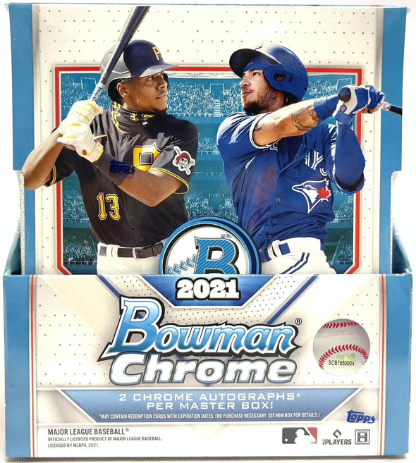 2021 Topps Bowman Chrome Baseball Hobby Box available at 401 Games Canada