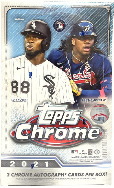 2021 Topps Chrome Baseball Hobby Box available at 401 Games Canada