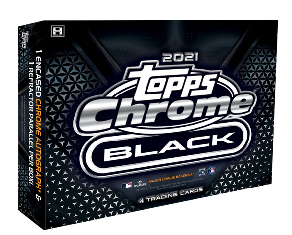 2021 Topps Chrome Black Baseball Hobby Box available at 401 Games Canada