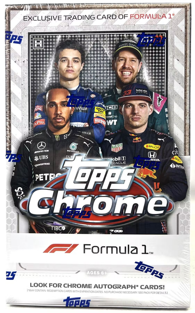 2021 Topps Chrome Formula 1 Racing Hobby Box available at 401 Games Canada