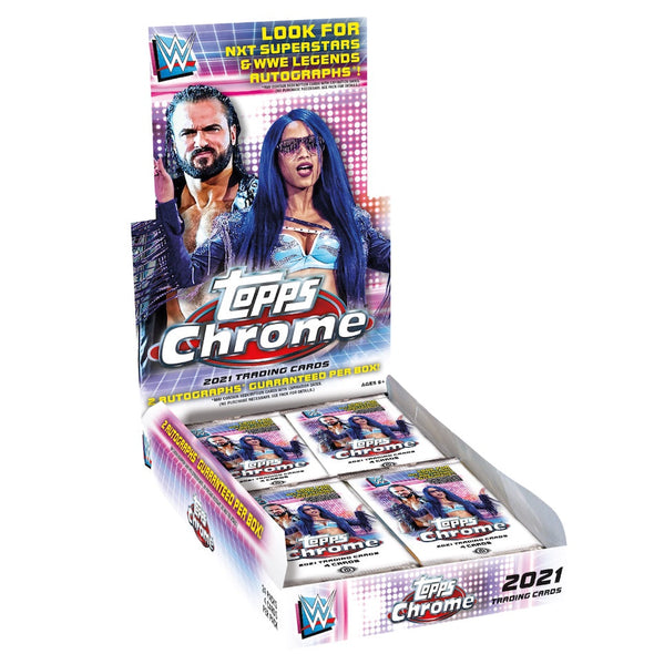 2021 Topps Chrome WWE Hobby Box available at 401 Games Canada