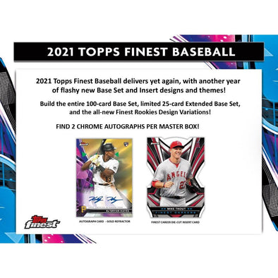 2021 Topps Finest Baseball Hobby Box available at 401 Games Canada