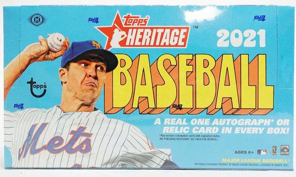 2021 Topps Heritage Baseball Hobby Box available at 401 Games Canada