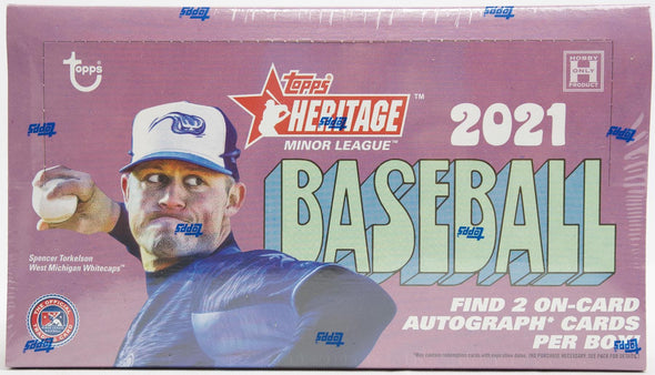 2021 Topps Heritage Minor League Baseball Hobby Box available at 401 Games Canada