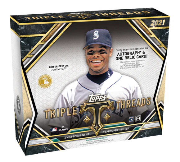 2021 Topps Triple Threads Baseball Hobby Box available at 401 Games Canada