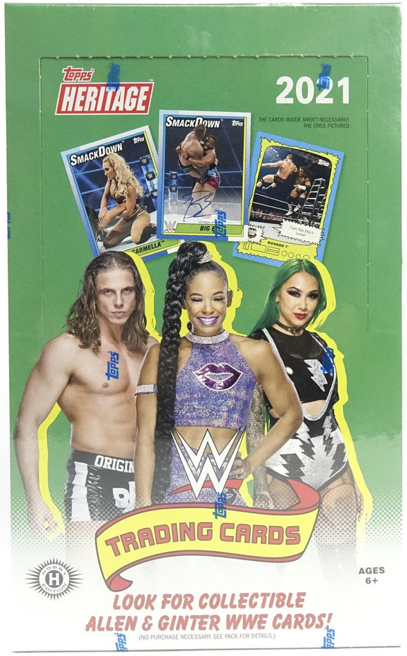 2021 Topps WWE Heritage Hobby Box available at 401 Games Canada