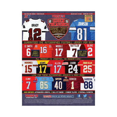 2021 Tri Star Game Day Greats Autographed Jersey available at 401 Games Canada