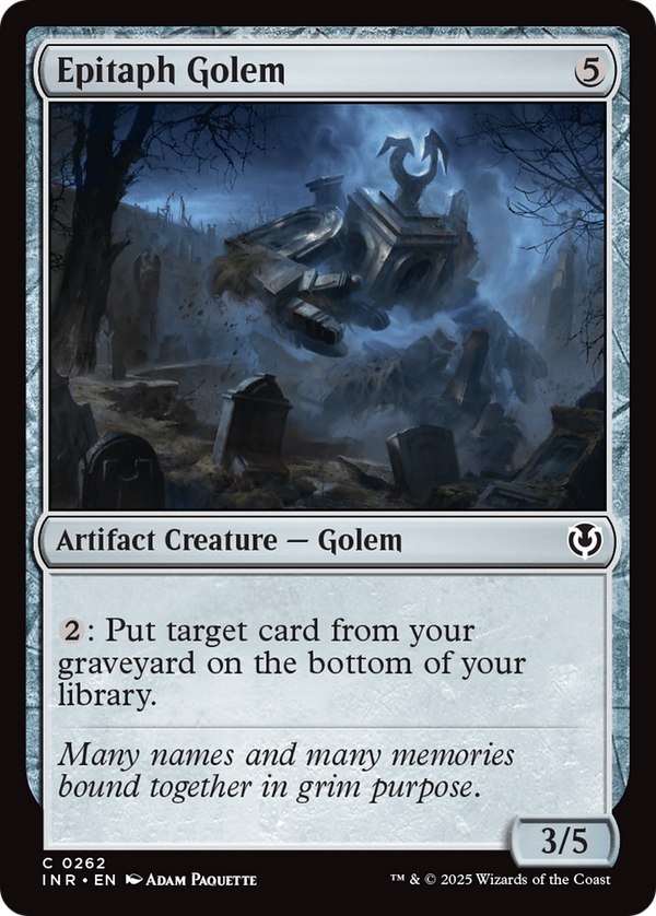 Epitaph Golem (INR)