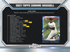 2021 Topps Chrome Baseball Jumbo Box