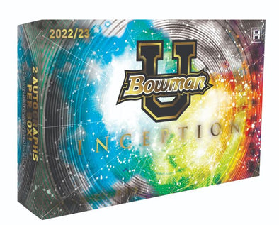 2022-23 Bowman University Inception Multi-Sport Hobby Box available at 401 Games Canada