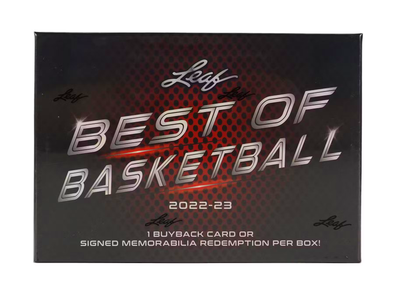 2022-23 Leaf Best of Basketball Hobby Box available at 401 Games Canada