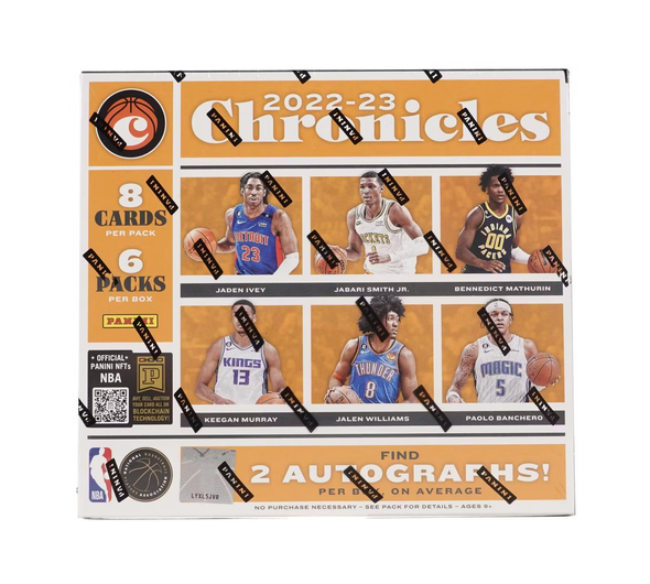 2022-23 Panini Chronicles Basketball Hobby Box available at 401 Games Canada