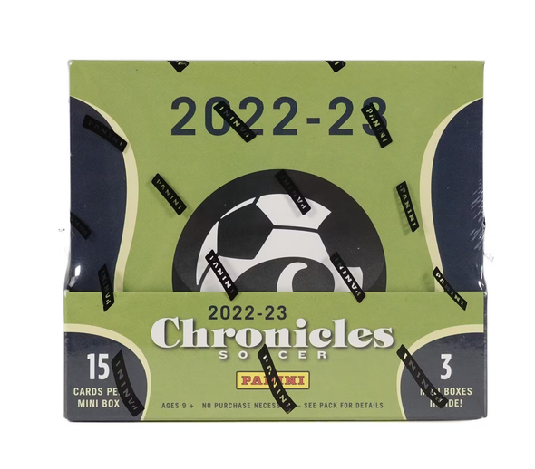 2022-23 Panini Chronicles Soccer Hobby Box available at 401 Games Canada