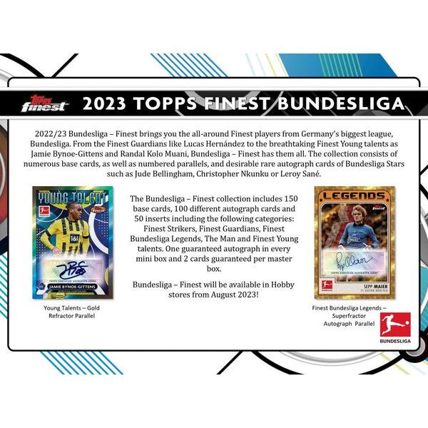 2022-23 Topps Finest Bundesliga Soccer Hobby Box