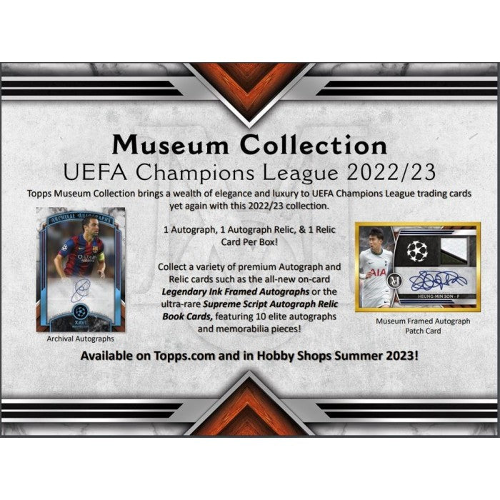 2022-23 Topps UEFA Champions League Museum Collection Soccer Hobby Box