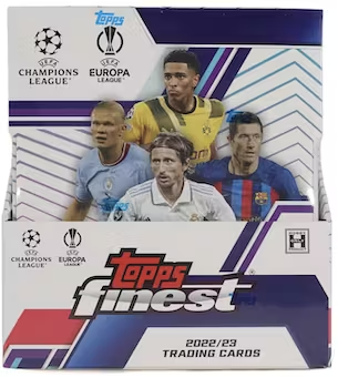 2022-23 Topps UEFA Club Competitions Finest Soccer Hobby Box available at 401 Games Canada