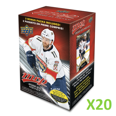 2022-23 Upper Deck MVP Hockey Blaster Case available at 401 Games Canada