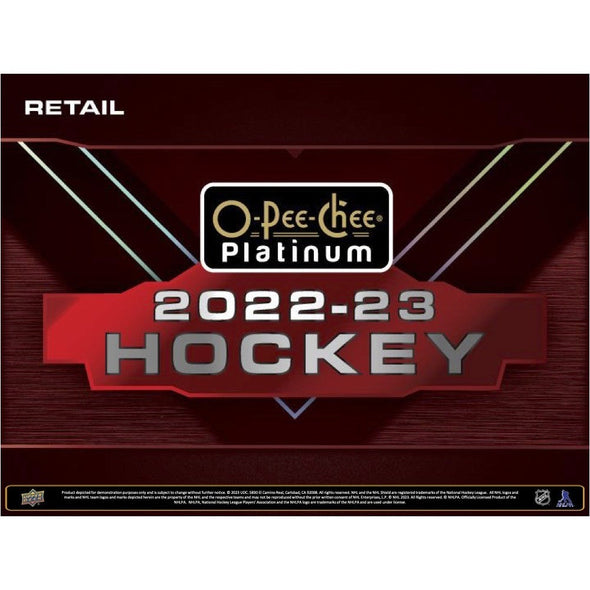 2022-23 Upper Deck O-Pee-Chee Platinum Hockey Blaster 20 Box Case (Pre-Order) available at 401 Games Canada