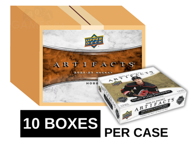 2022-23 Upper Deck Artifacts Hockey Hobby 10 Box Case