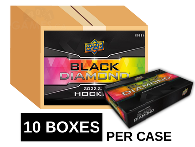 2022-23 Upper Deck Black Diamond Hockey Hobby 10 Box Master Case